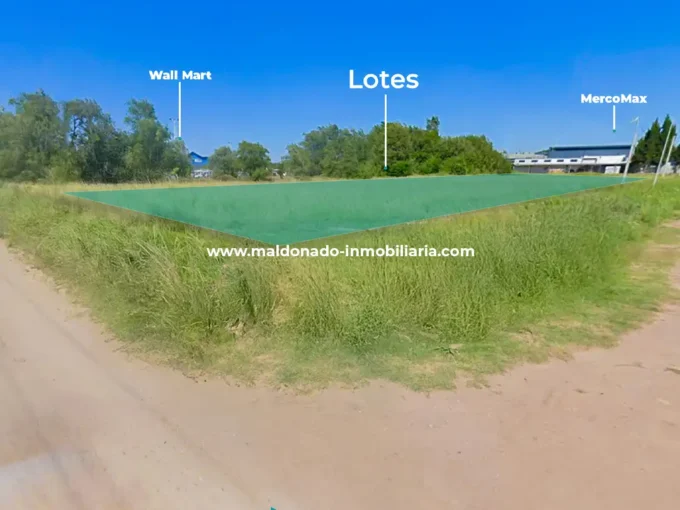 VENTA TERRENO 451m² | ZONA MERCO-MAX | Propiedades Inmobiliaria Maldonado